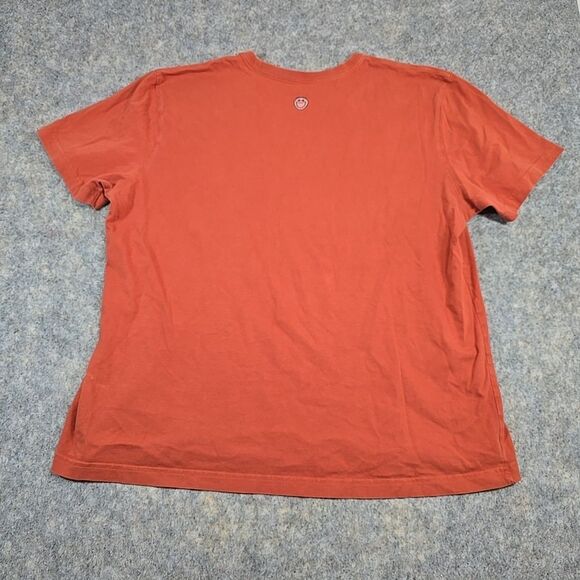 Life is Good Take It Slow Shirt Size Men's XL Burnt Orange Red 100% Cotton - Picture 7 of 12
